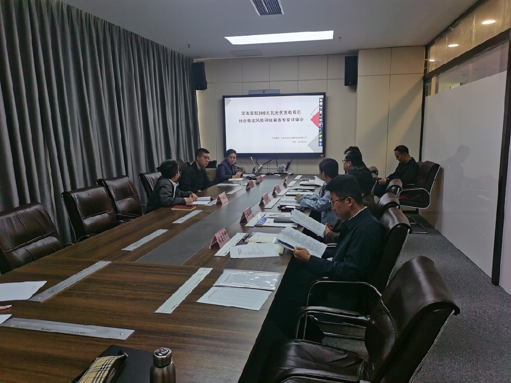 滨海光伏项目稳评专家评审会顺遂召开！